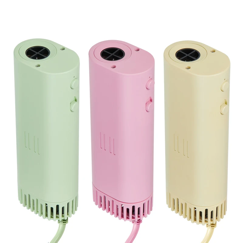 Hands free neck hanging dog grooming dryer
