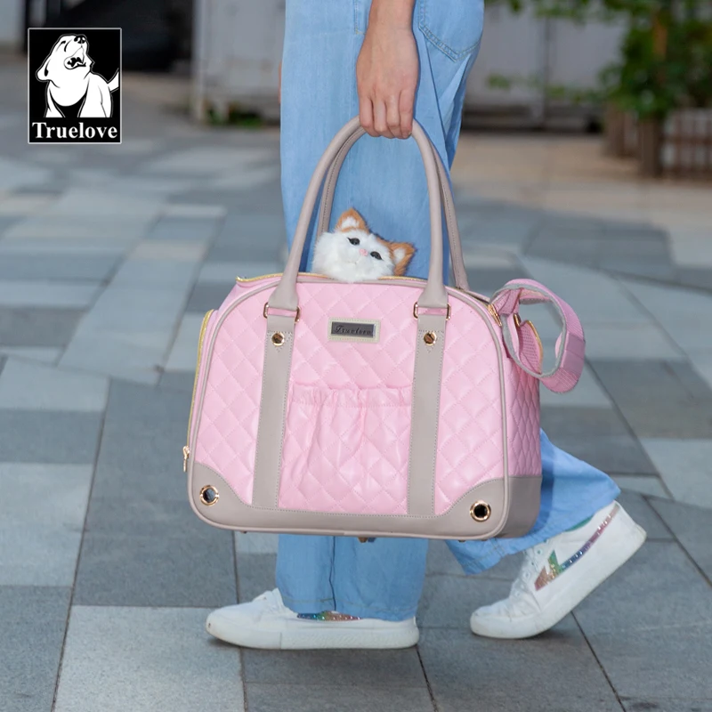 Truelove breathable pet carrier handbag for small dogs