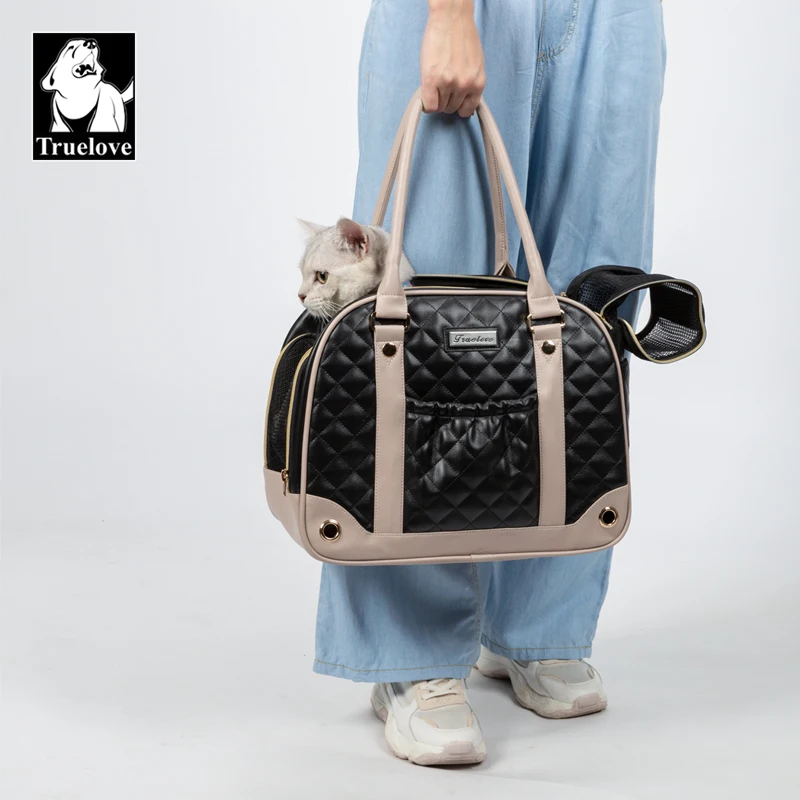Truelove breathable pet carrier handbag for small dogs