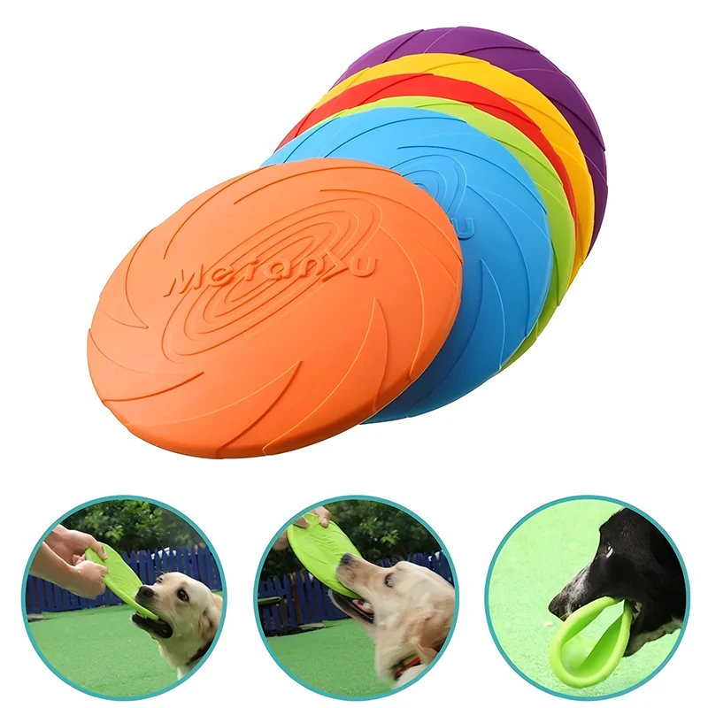 Soft Silicone Flying Disc for Dogs