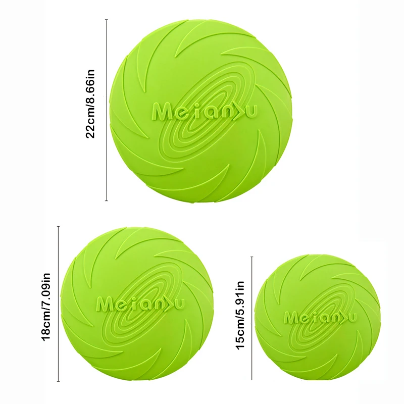 Soft Silicone Flying Disc for Dogs