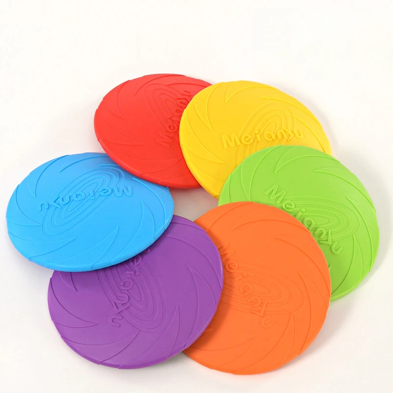 Soft Silicone Flying Disc for Dogs