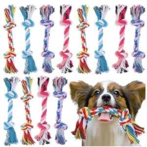 Double-Knot Cotton Bite Rope for Dogs