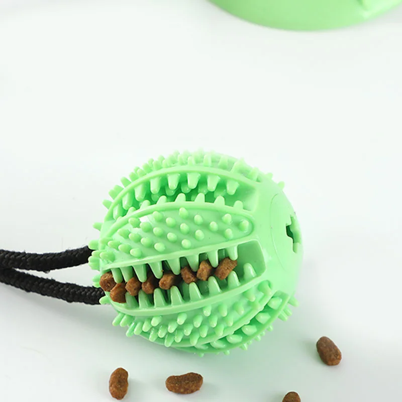 Suction Cup Treat-Dispensing Tug Toy