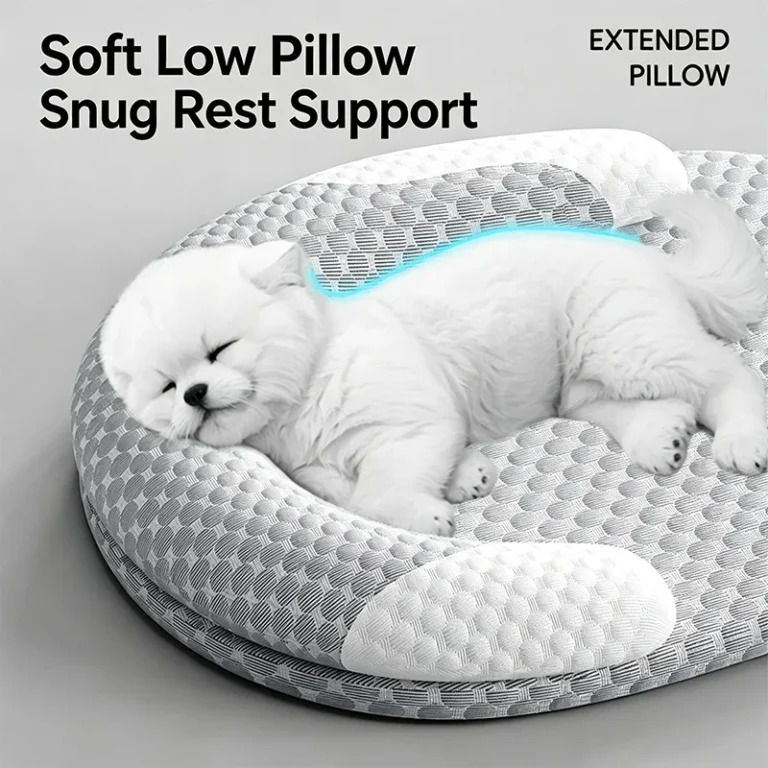Ice Silk Cooling Bed with Raised Sides