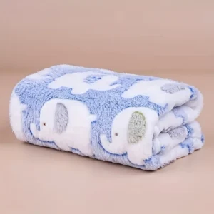 Flannel Throw Blanket for Dogs and Puppies