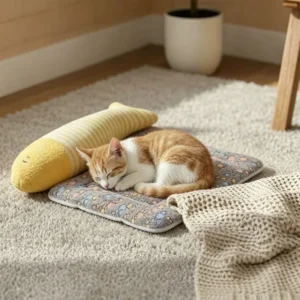 Double-Sided Reversible Plush Pet Mat