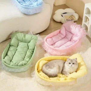 Four-Season Kennel Bed with Removable Cover