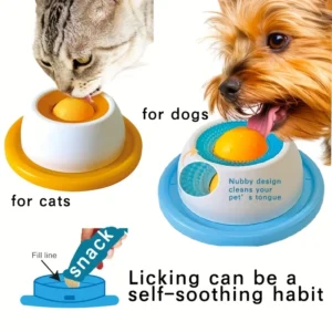 Lick Mat for Dogs with Suction Base