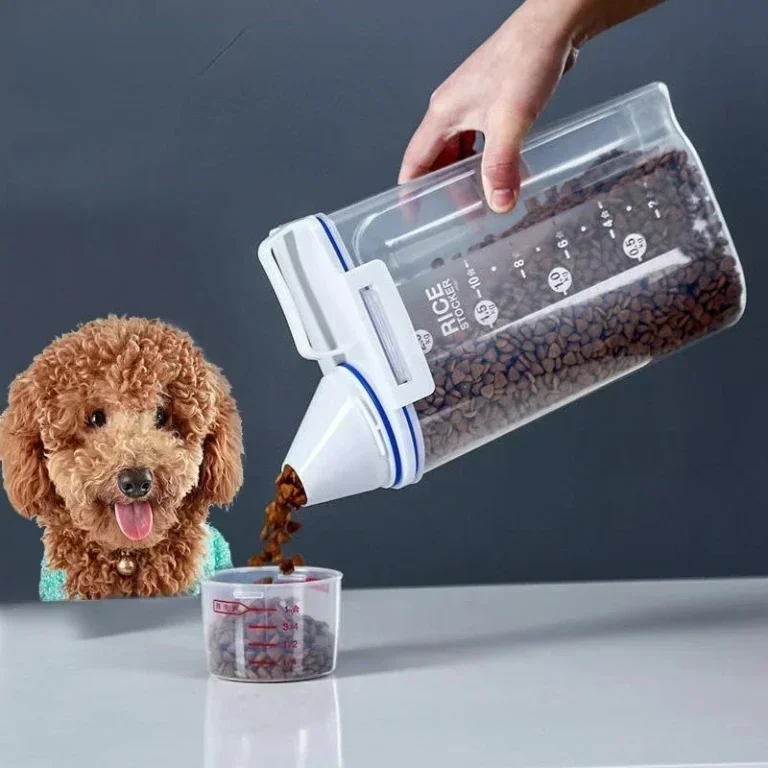 Airtight Dog Food Storage Container with Scoop