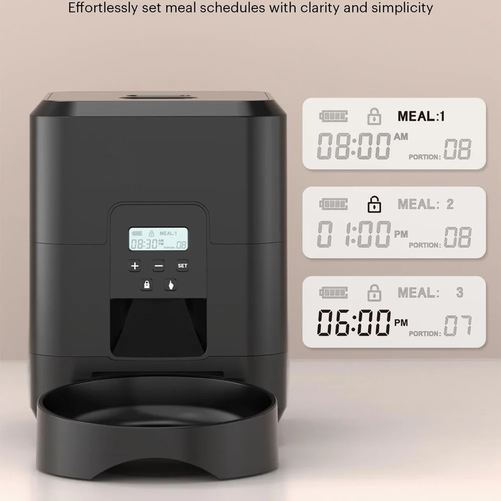 Timed Automatic Dog Feeder with Portion Control