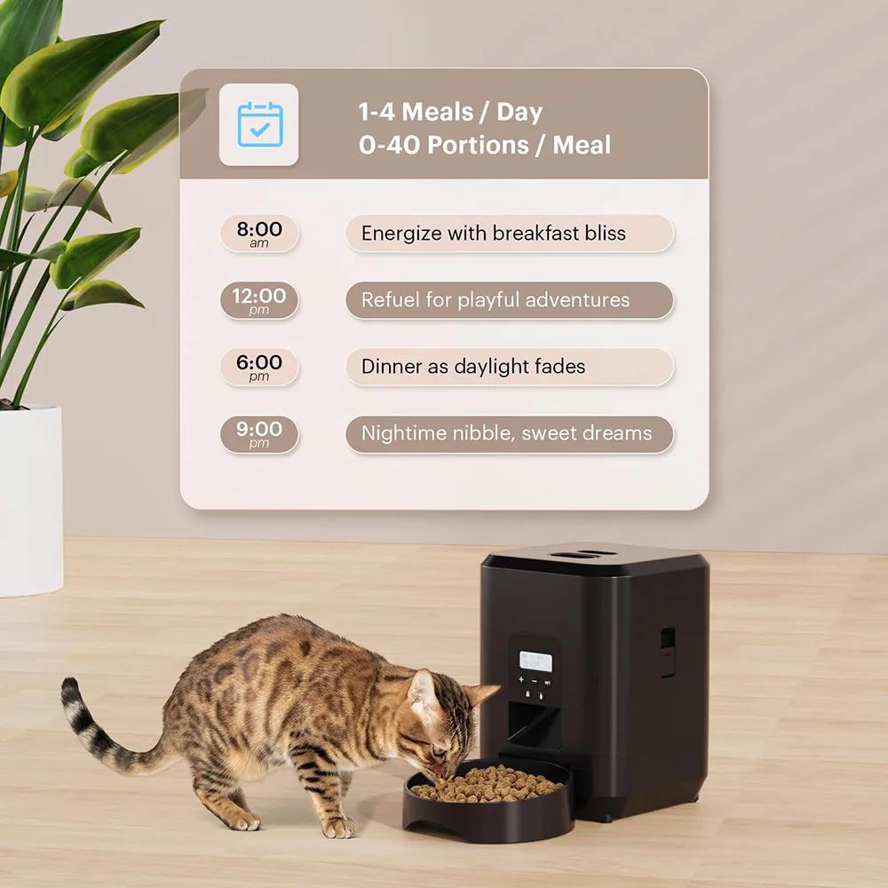 Timed Automatic Dog Feeder with Portion Control