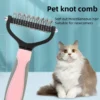 Dematting Comb and Knot Cutter for Dogs