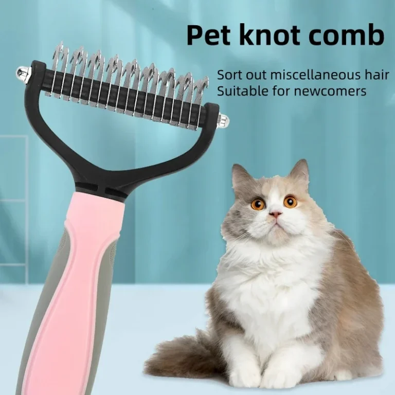 Dematting Comb and Knot Cutter for Dogs