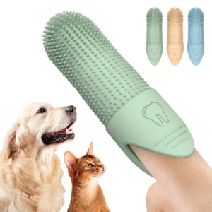 360° Silicone Finger Toothbrush for Dogs