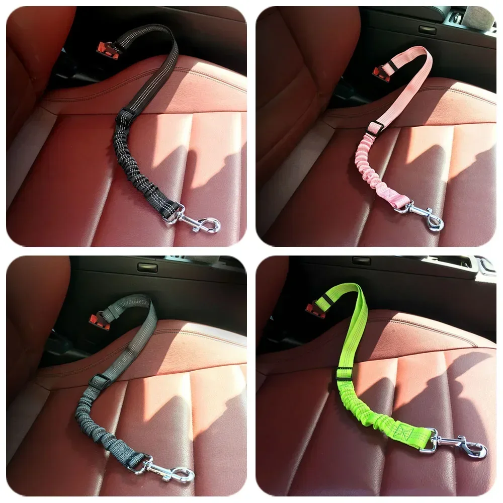 Retractable Car Seat Belt Tether for Dogs
