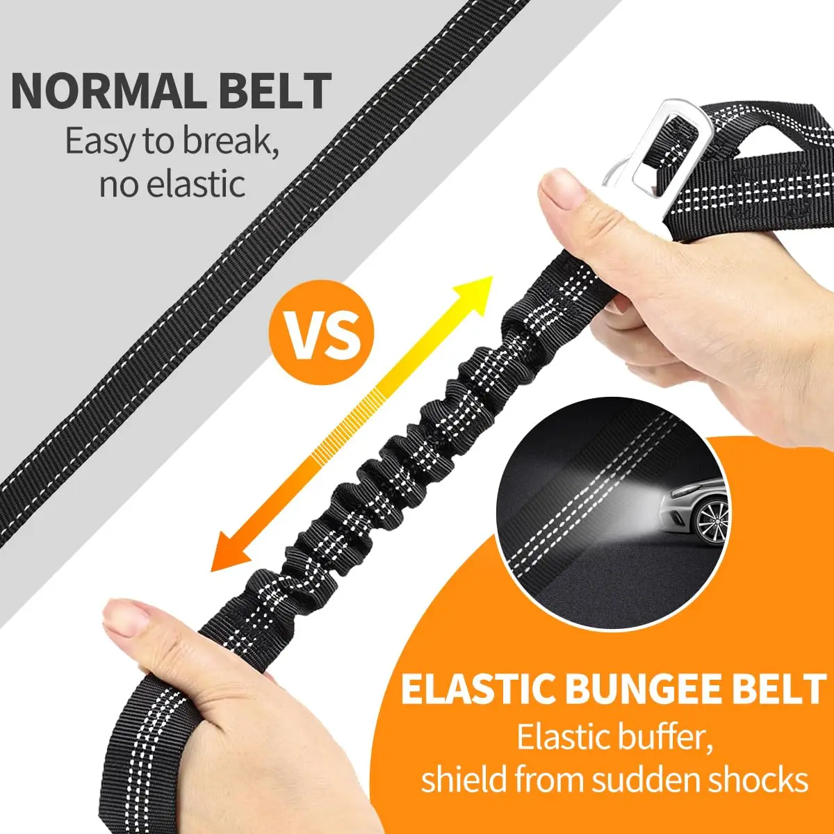 Heavy-Duty Harness and Car Belt Combination