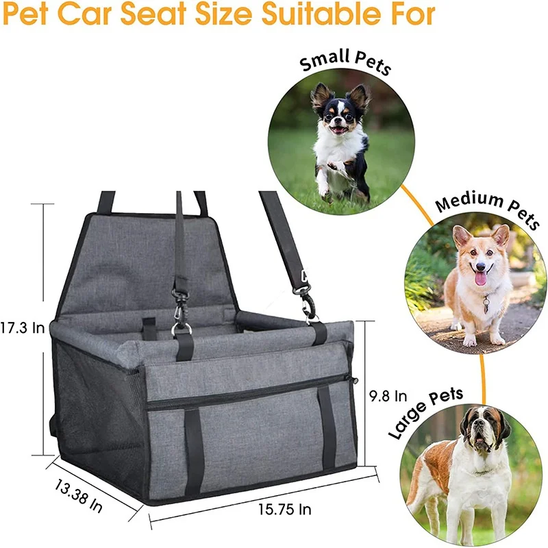 Foldable Hammock Car Seat Cover for Dogs