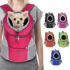 Dog Backpack Carrier with Safety Tether