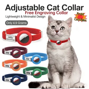 Tracker Collar with Personalised Name Tag