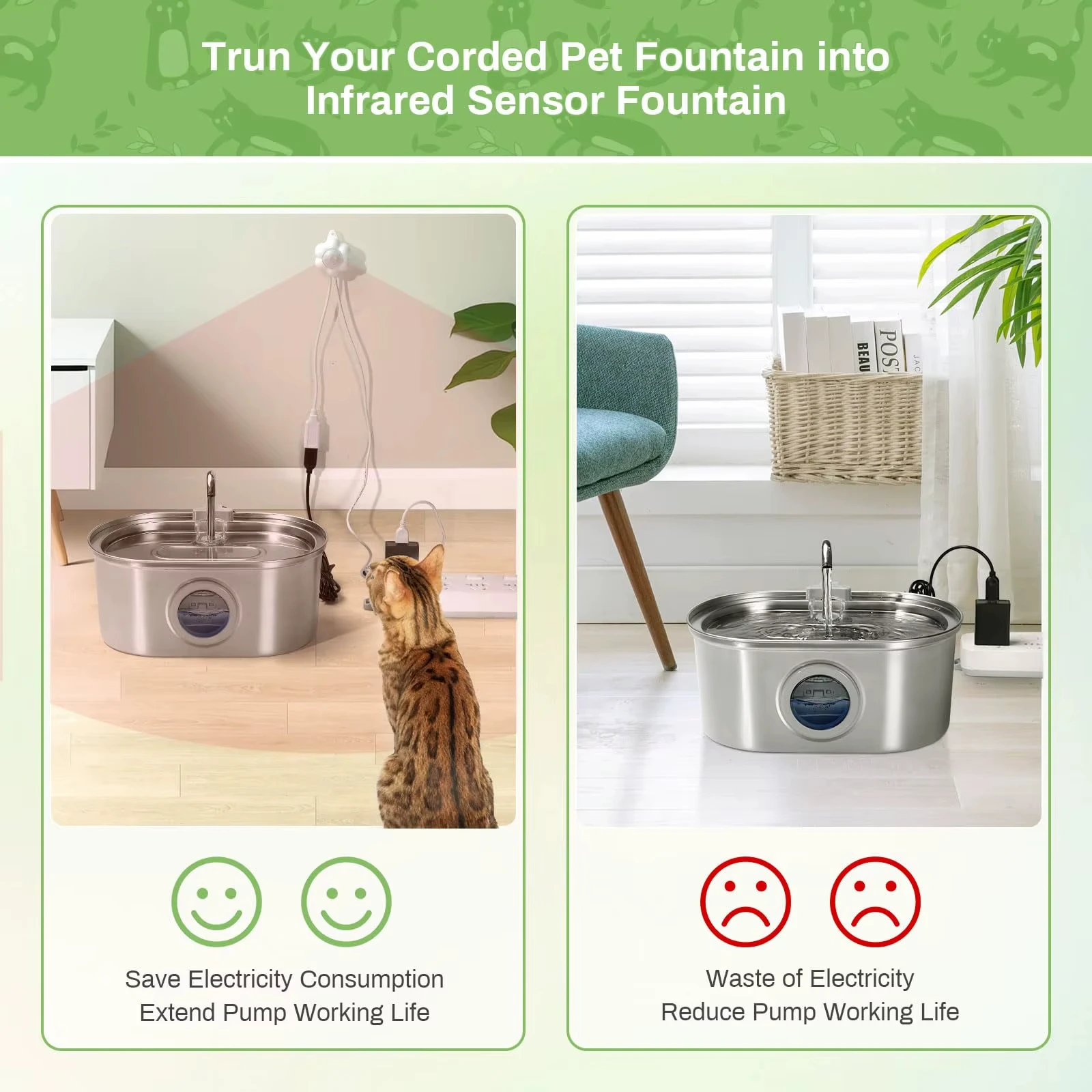 Infrared Motion-Activated Water Dispenser