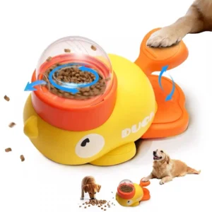 Duck-Shaped Treat Dispensing Slow Feeder Toy
