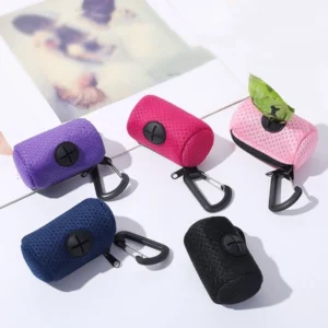 Leash-Mounted Waste Bag Dispenser