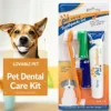Dog Dental Care Kit with Toothbrush and Paste