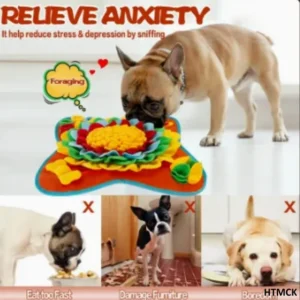 Foraging Snuffle Mat for Slow Feeding