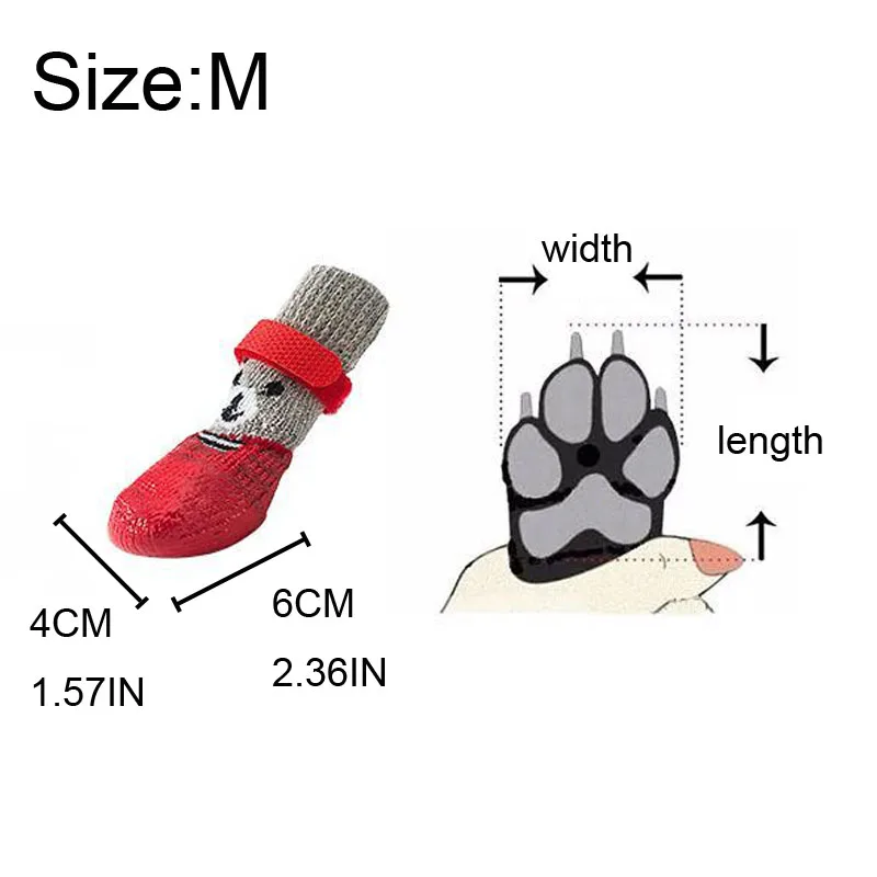 All-Weather Waterproof Dog Boots (Set of Four)