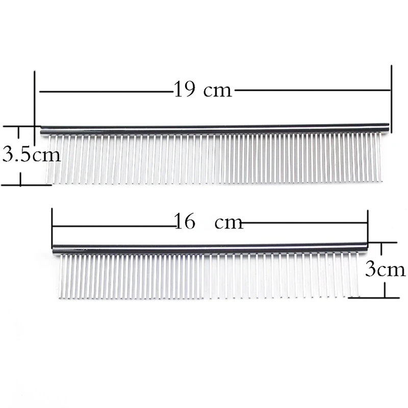 Stainless Steel Finishing Comb for Long Coats