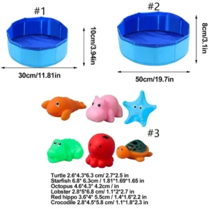 Foldable Bathing Basin for Small Dogs