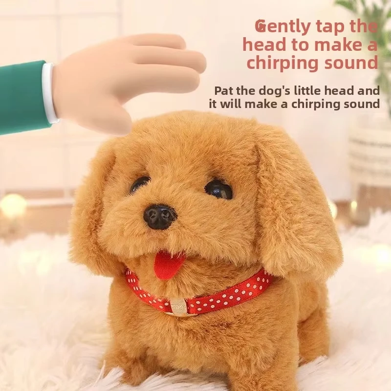 Battery-Powered Walking and Barking Plush Toy
