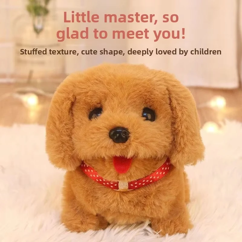 Battery-Powered Walking and Barking Plush Toy