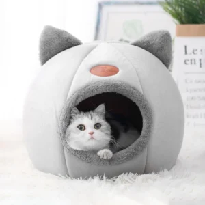 Deep-Sided Winter Basket Bed for Small Dogs
