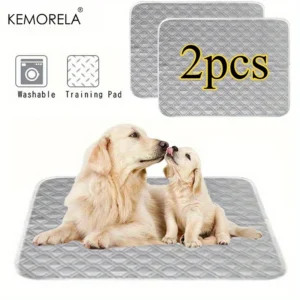 Washable Absorbent Pads for Beds and Crates (2 Pack)