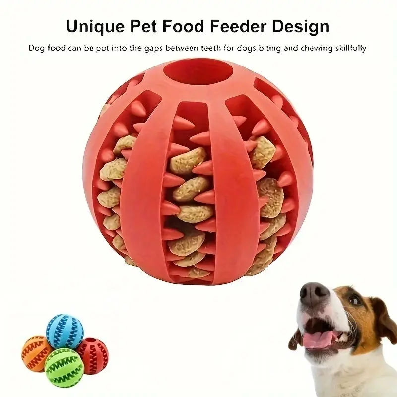 Bite-Resistant Solid Rubber Ball