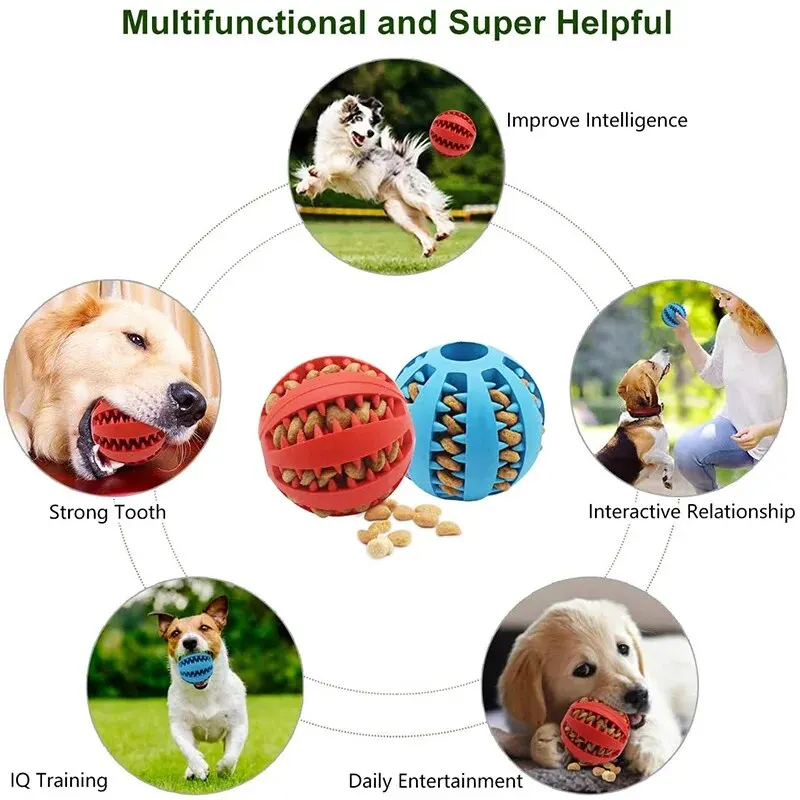 Bite-Resistant Solid Rubber Ball