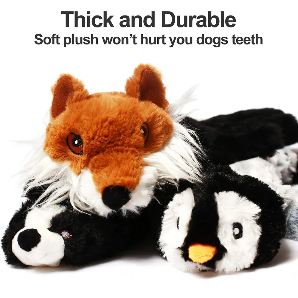 No-Stuffing Squeaky Animal Toy