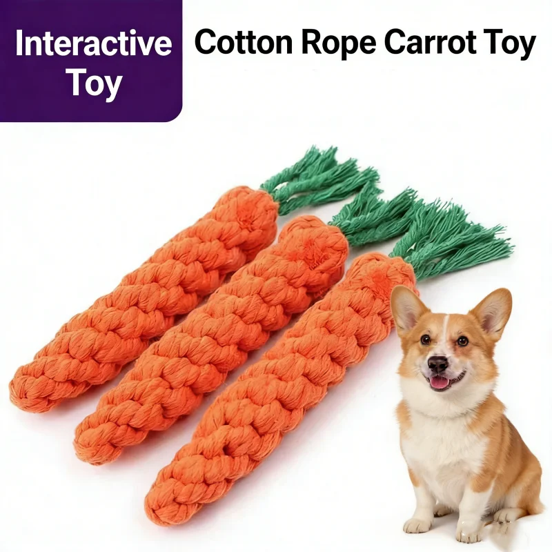 Braided Rope Molar Toy for Teething Puppies