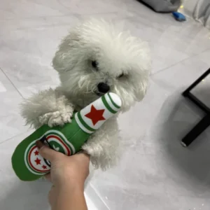 Novelty Bottle-Shaped Plush Squeaky Toy