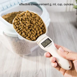 Digital Food Scoop with Built-In Scale