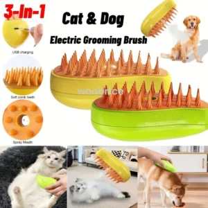 Steam Grooming Brush, Three Functions