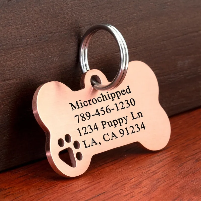Engraved Stainless Steel ID Tag