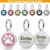Slide-On Engraved Collar Plate, Silent