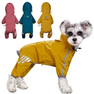 Reflective Raincoat for Small and Toy Breeds