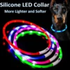 Rechargeable Silicone LED Collar with Three Modes