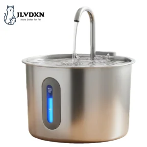 2.2L Stainless Steel Water Fountain for Small Dogs